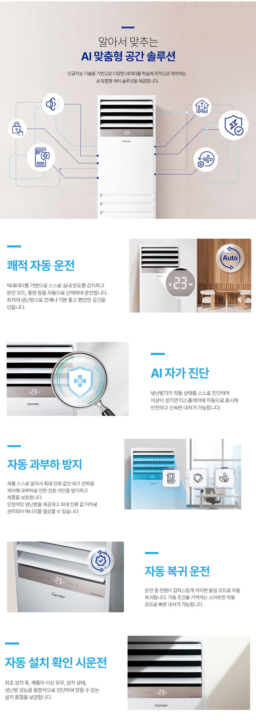 캐리어 냉난방기 스탠드(삼상) 40평 (36) DAMQ-1452KAWSX 상세 이미지 7