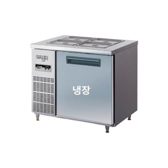 [라셀르] 직냉식 반찬테이블 냉장고 204L급 (36) LMBD-910R